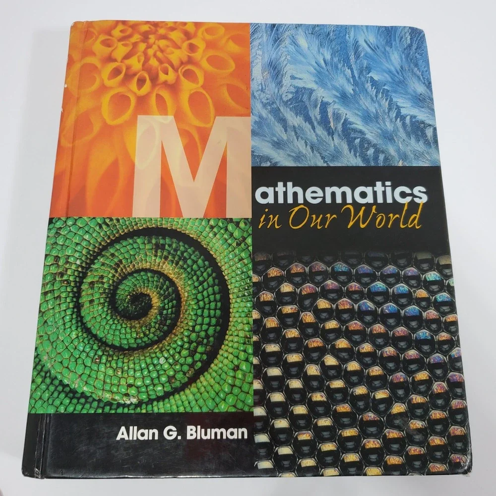 Mathematics in Our World with MathZone by Allan Bluman 2005 Hardcover Textbook